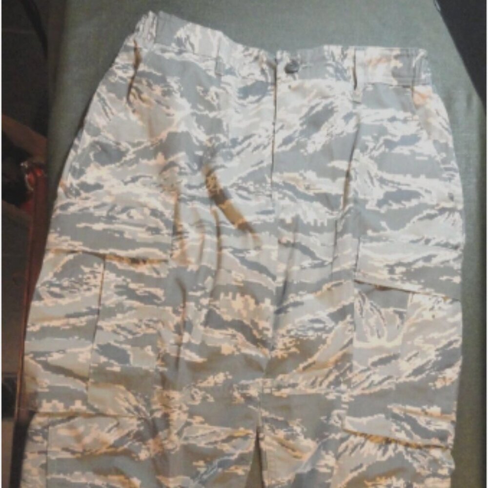 USGI ABU TIGER STRIPE WINTER USAF AIR FORCE UTILITY sz10/X-SHORT PANTS